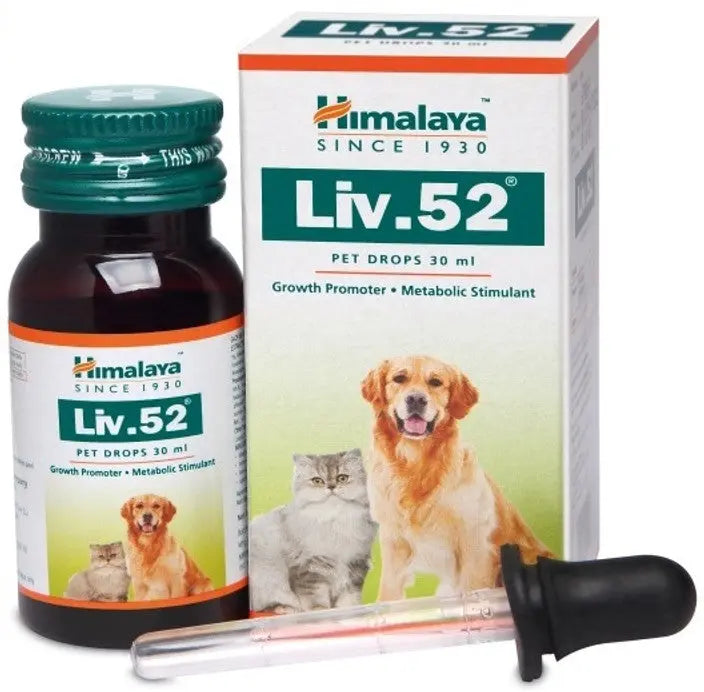 Himalaya Liv.52 Pet Drops – Pack of 2 (30ml Each) | Liver Support for Dogs & Cats | Appetite & Recovery Tonic Sellzoa