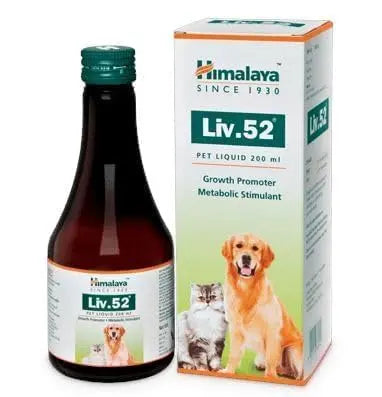 Himalaya Liv.52 Pet Liquid 200ml | Liver Tonic for Dogs & Cats | Growth & Appetite Booster | Herbal Veterinary Formula Sellzoa