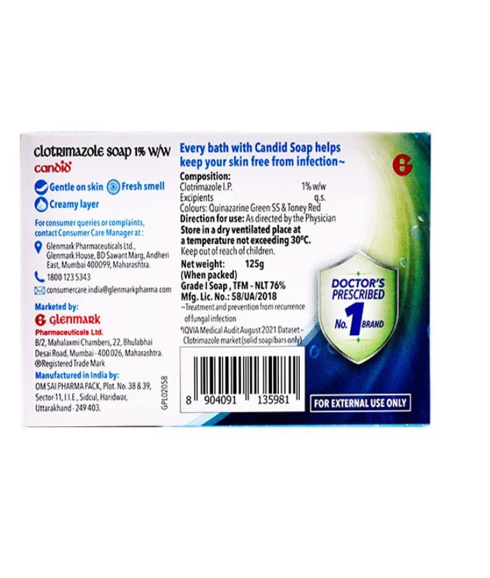 Candid Medicated - Pack of 125gm Soap