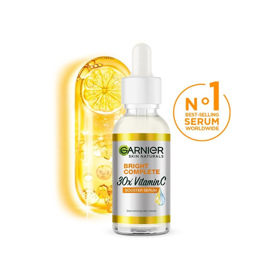 Garnier Skin Naturals, Bright Complete 30X Vitamin C Booster Face Serum, 15 ml
