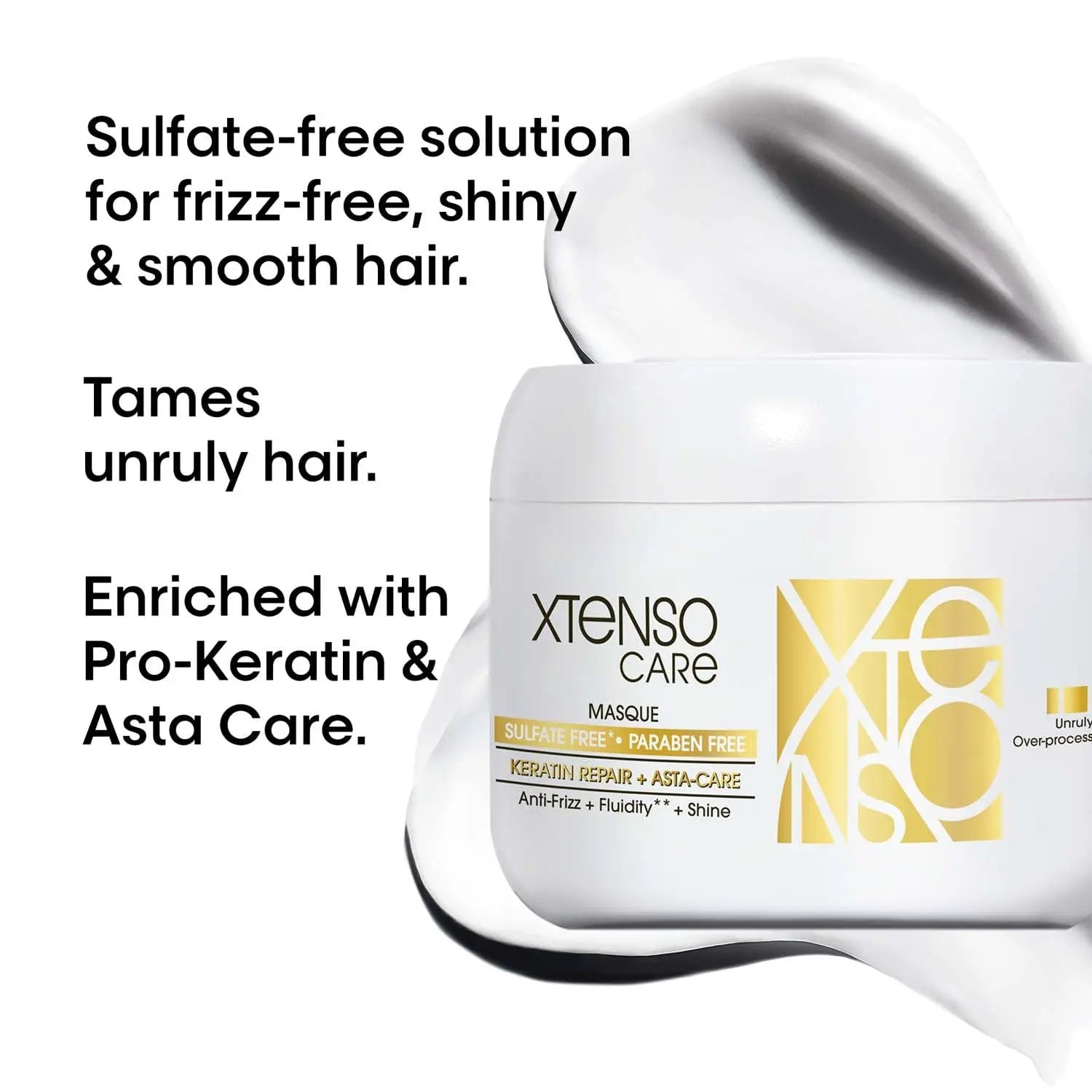 L'Oreal Professionnel Xtenso Care Hair Mask GOLD 200gm | Keratin Repair for Straightened & Chemically Treated Hair Sellzoa