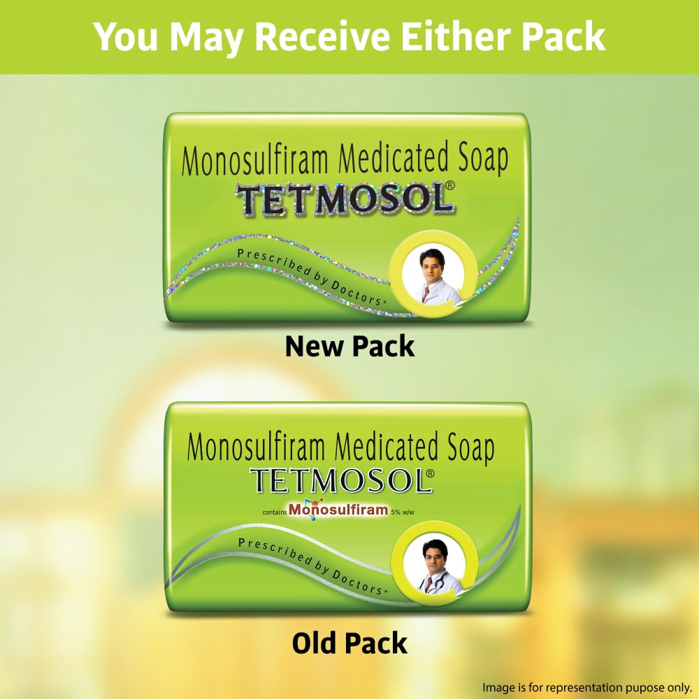 Tetmosol Soap Pack of 2 Set ( Each 100 GM )