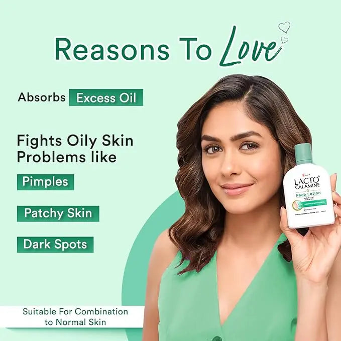 Lacto Calamine Oil Balance Lotion for Combination to Normal Skin | Paraben-Free Daily Moisturizer – 120ml Sellzoa