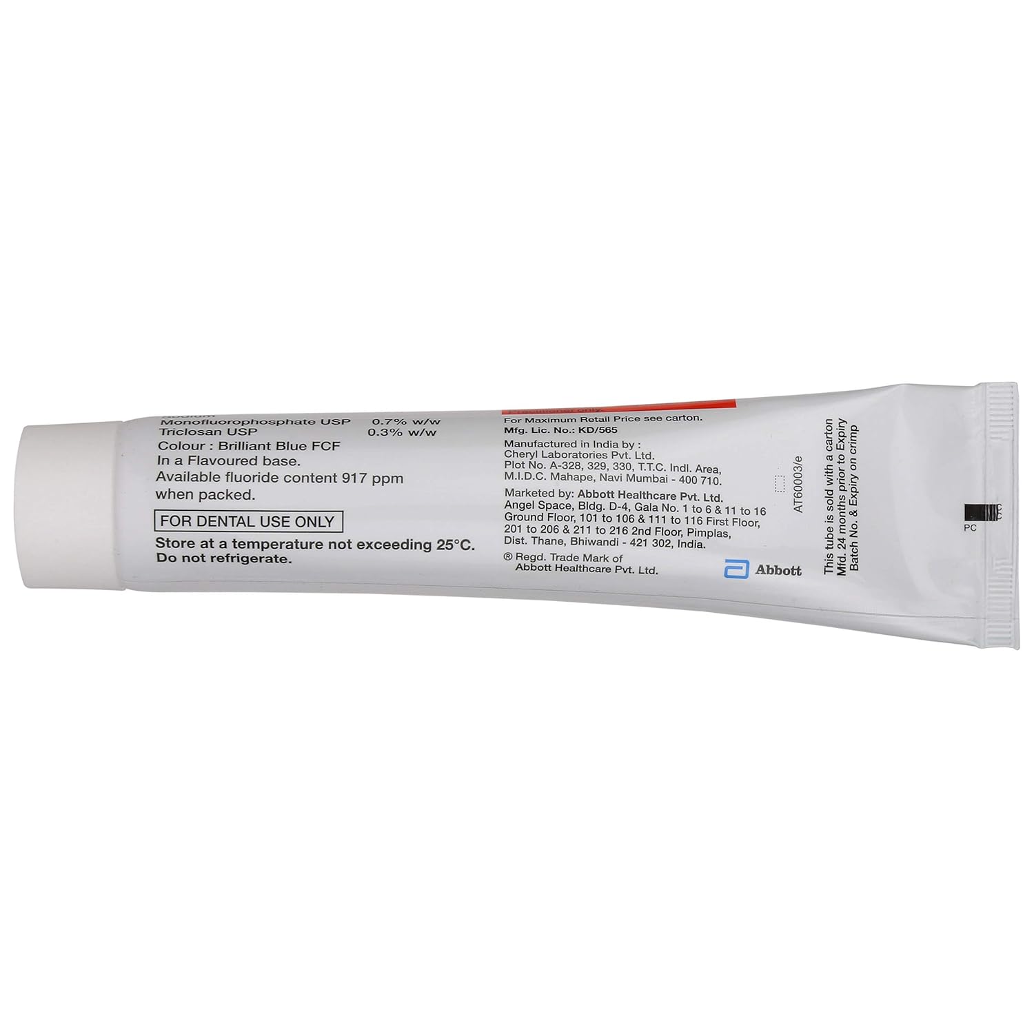 Hydent-K Medicated Oral Gel with Fluoride | Toothpaste for Sensitive Teeth 100 gm