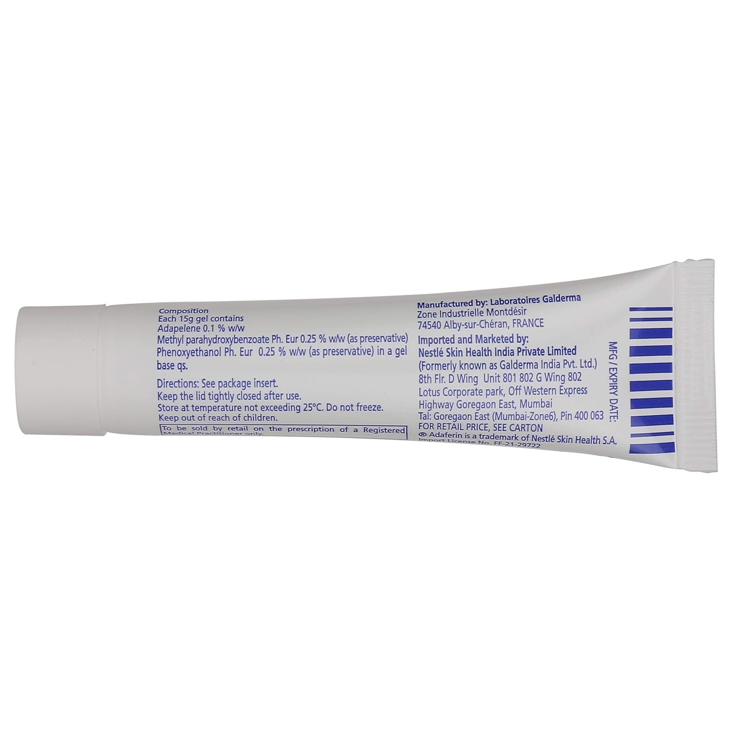 Adaferin Gel, 15g Each