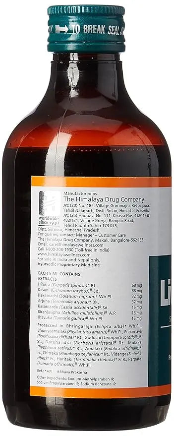 Bottle of Himalaya Liv52 DS 200ml