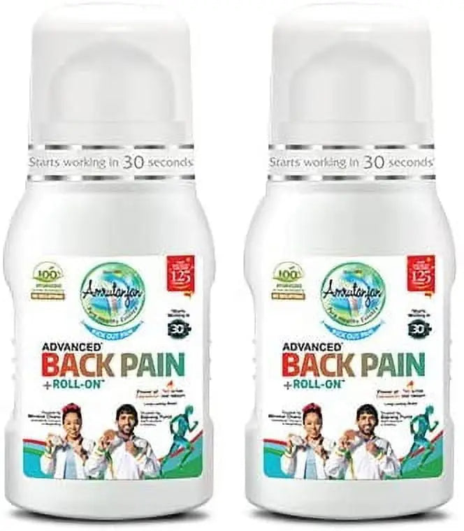 AMRUTANJAN Back Pain ROLLON (2 Units) Each 50 ml