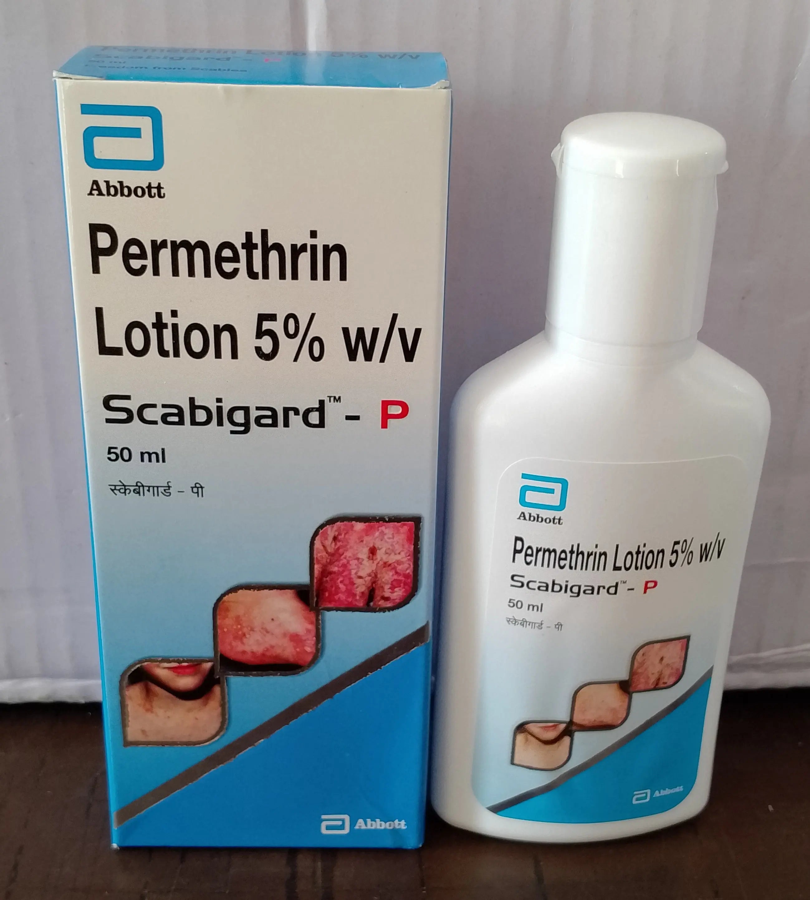 Abbott PMT Anti scabies Lotion Scabigard-P Lotion Pack of 4 (50ml Each) - Sellzoa