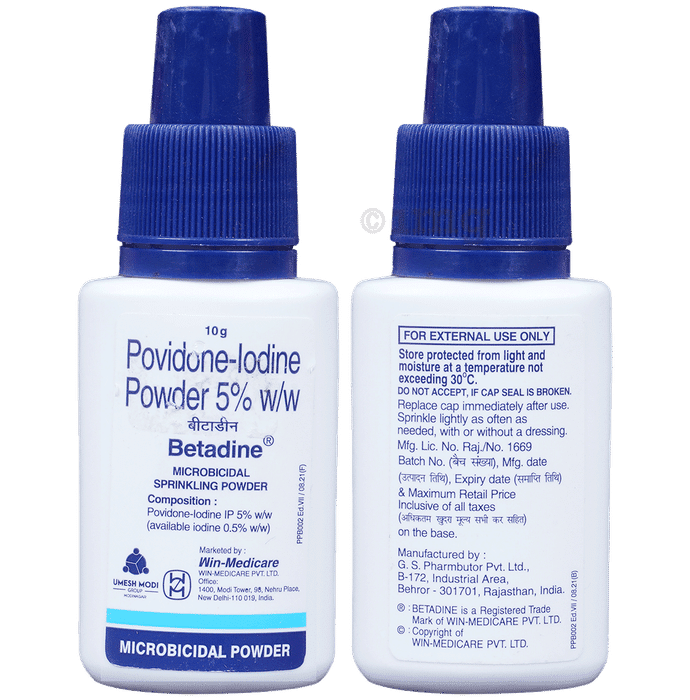 3X Betadine Powder, 10g Each - Sellzoa