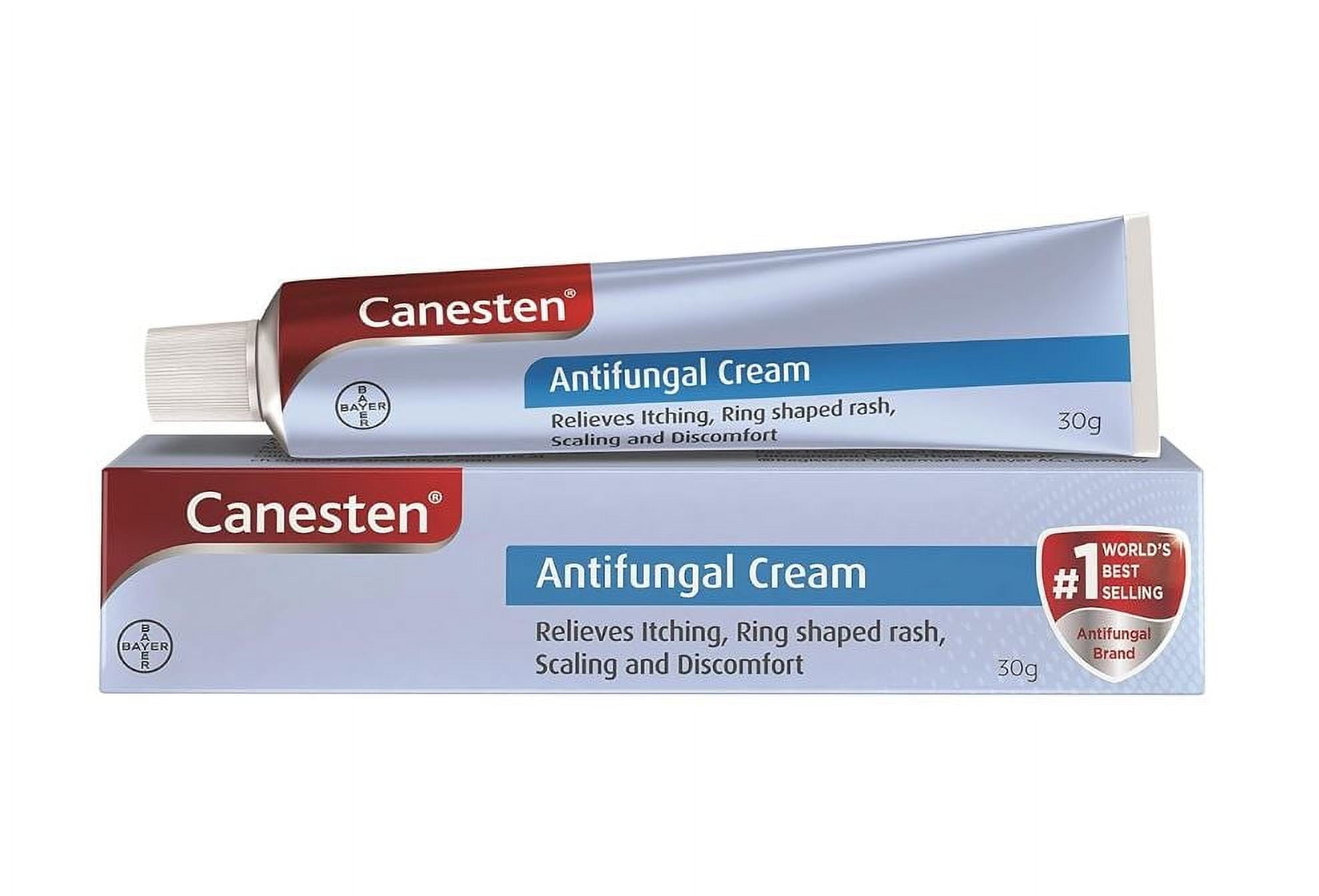 Canesten Anti-Fungal Cream | Relieves Itching, Ring Shaped Rash, Scaling & Discomfort 30 gm