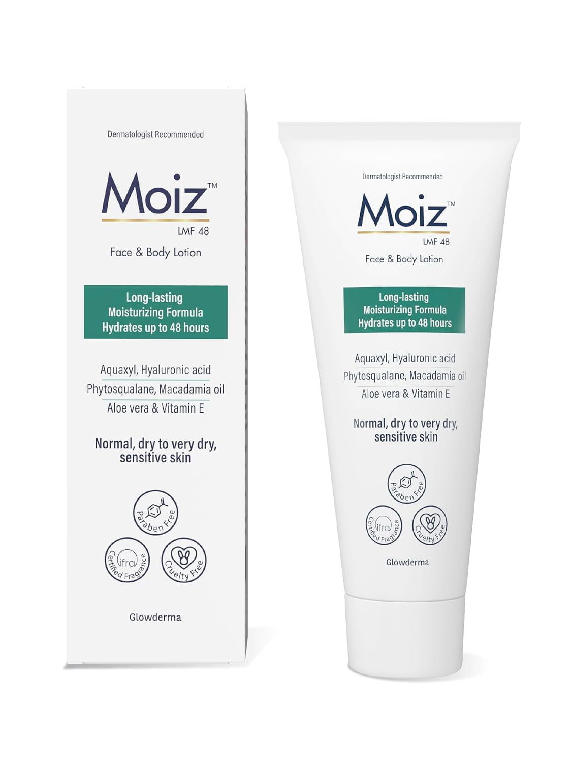 Moiz LMF 48 Face & Body Lotion 75ml - Sellzoa