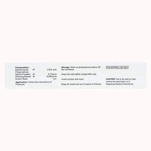 Ketoford 2% Cream 15g (Pack of 2) – Antifungal Ketoconazole Treatment for Skin Infections Sellzoa