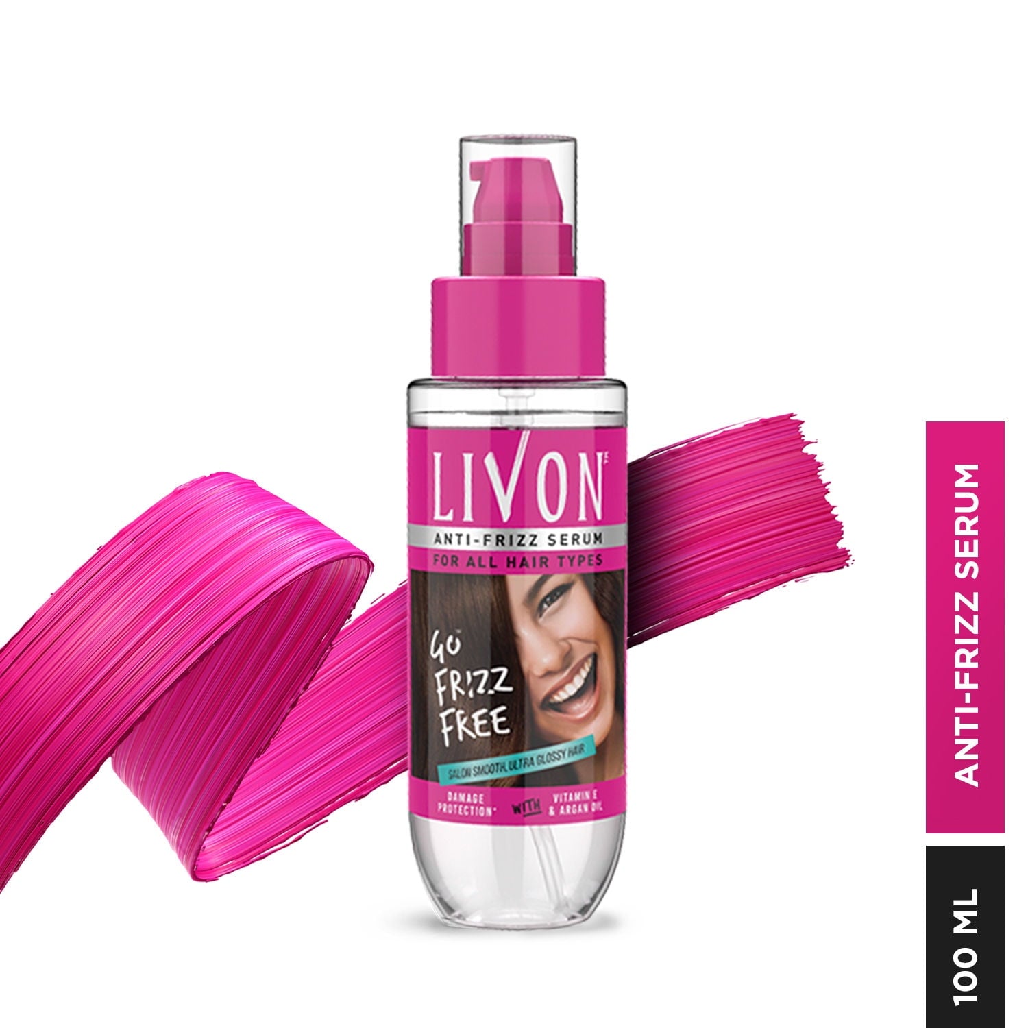 Livon Hair Serum for Women & Men| All Hair Types |Smooth, Frizz free & Glossy Hair(100ml) - Sellzoa