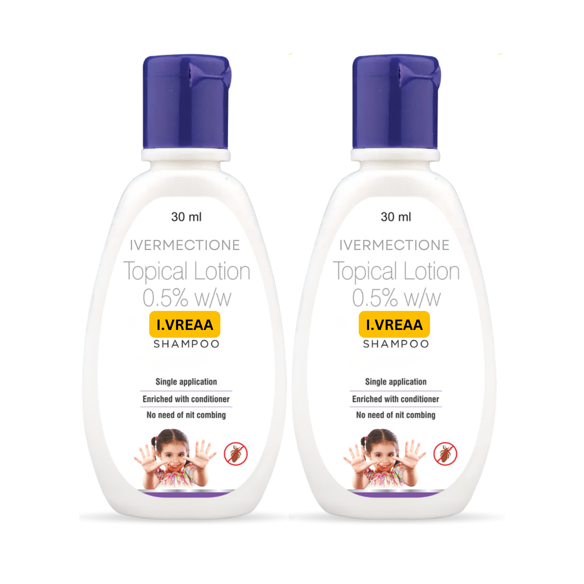 Ivrea Scalp Care Shampoo 30ml – Gentle Hair & Scalp Cleansing Shampoo | Pack of 2