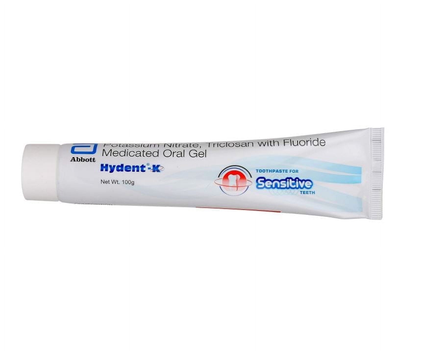 Hydent-K Medicated Oral Gel with Fluoride | Toothpaste for Sensitive Teeth 100 gm