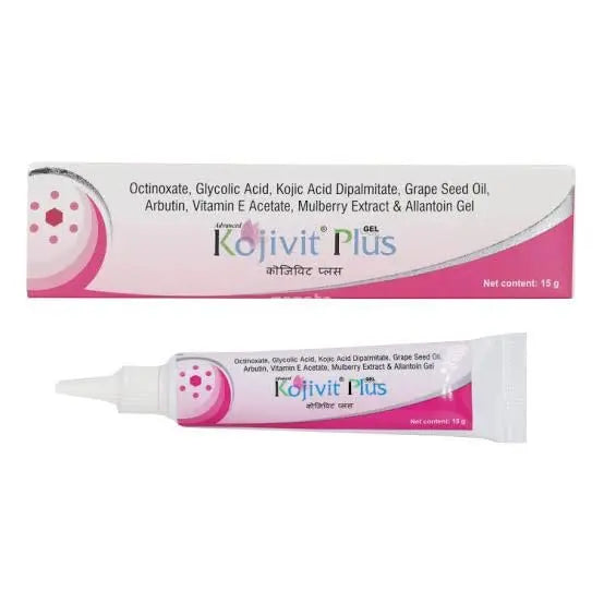 Kojivit Plus Gel 15gm | Advanced Skin Tone Lightening Gel with Kojic Acid, Arbutin & Vitamin C Sellzoa
