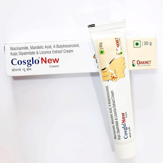 Cosglo New Cream 30gm | Skin Brightening & Pigmentation Reduction Cream for Face | Dermatologist-Recommended