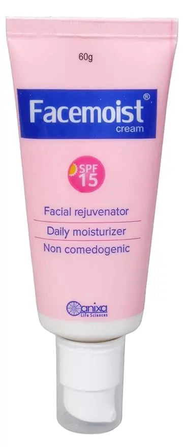 Facemoist Cream 60g | Lightweight Moisturizer for Oily & Acne-Prone Skin | Non-Greasy Daily Hydration Sellzoa