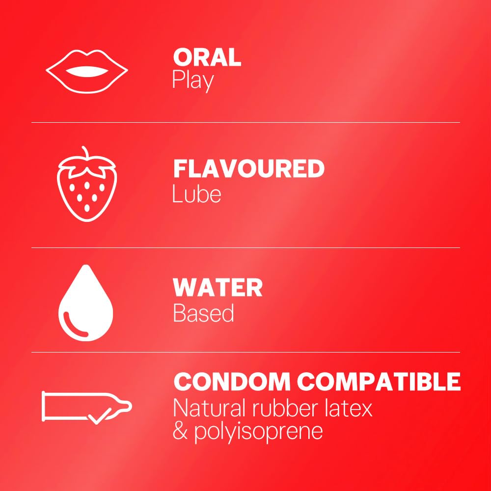 Durex Play Lubricant Gel - Saucy Strawberry 50ml (PACK OF 2)