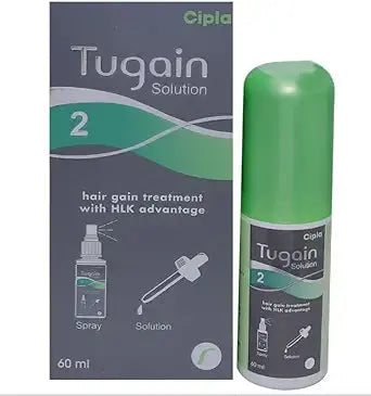 Tugain 2% Minoxidil Solution 60ml – Gentle Hair Regrowth Treatment for Thinning Hair Sellzoa