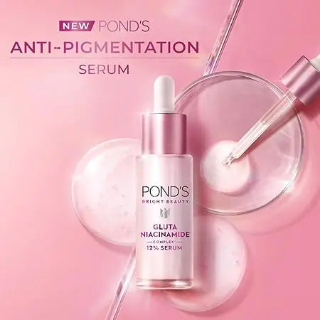 POND'S Anti-Pigmentation Serum 28ml | 12% Gluta-Niacinamide Complex | Reduces Pigmentation from Day 7 | Bright & Flawless Skin Sellzoa
