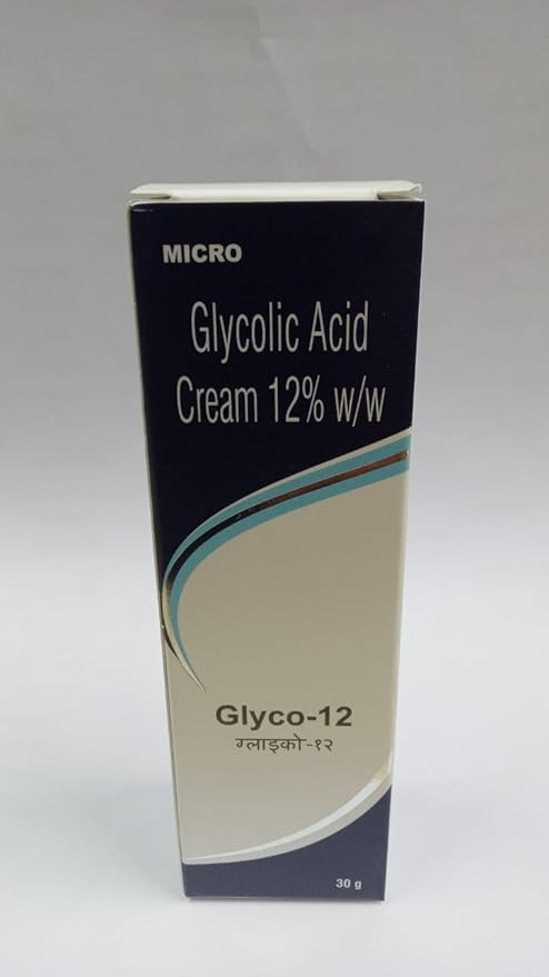 Glyco-12 Cream 30gm (Pack of 2) | Glycolic Acid Skin Cream for Dark Spots, Pigmentation & Acne Scars Sellzoa