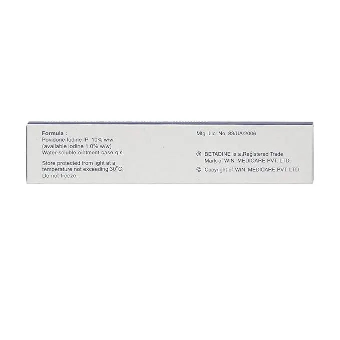 Betadine 10% Ointment 20gm (Pack of 2)| Antiseptic Wound Care with Povidone-Iodine | Prevents Infection & Promotes Healing Sellzoa