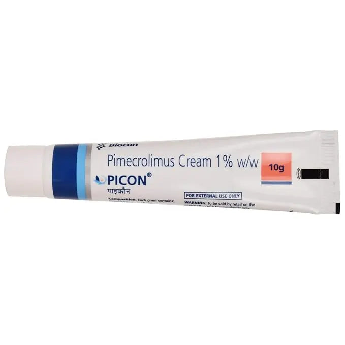 Picon Cream 10gm – Tacrolimus 0.1% for Eczema & Atopic Dermatitis Relief Sellzoa