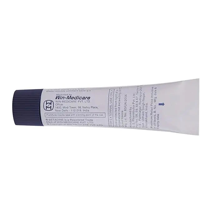 Betadine 10% Ointment 20gm (Pack of 2)| Antiseptic Wound Care with Povidone-Iodine | Prevents Infection & Promotes Healing Sellzoa