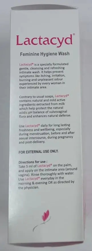 Lactacyd Feminine Hygiene Wash 100ml – Gentle Vaginal Wash for Women Sellzoa