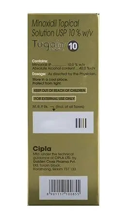 Tugain 10% Minoxidil Solution – Advanced Hair Regrowth Treatment for Men & Women Sellzoa