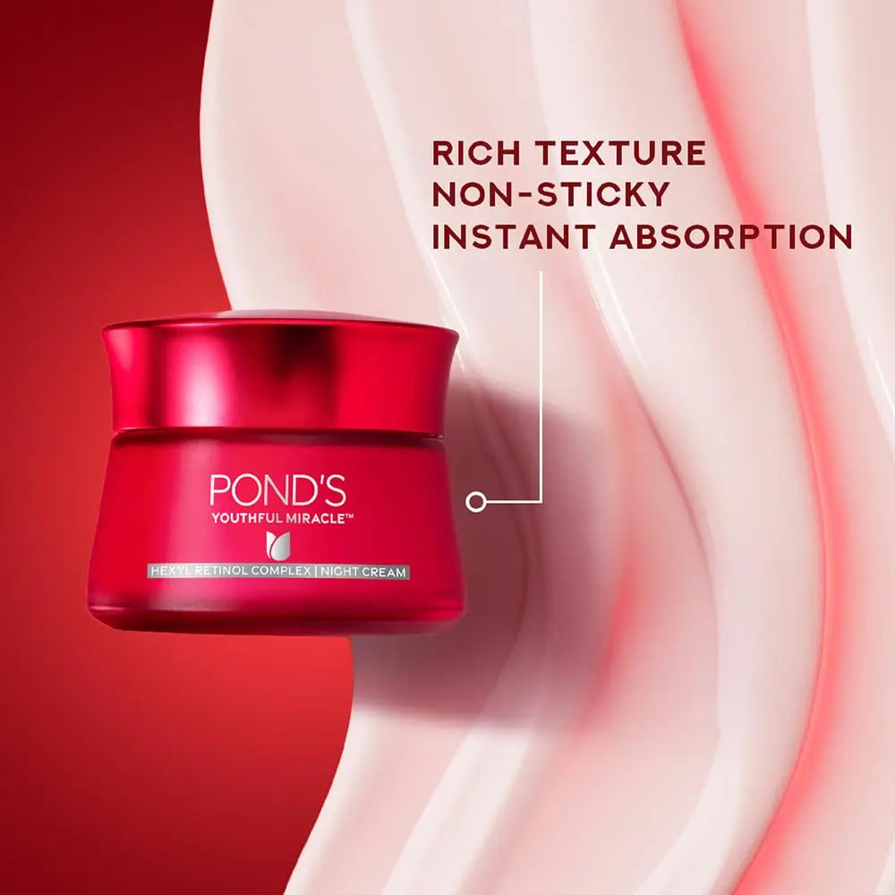 Ponds Age Miracle Night Cream 50ml – Anti Wrinkle & Night Moisturizer for Face Sellzoa