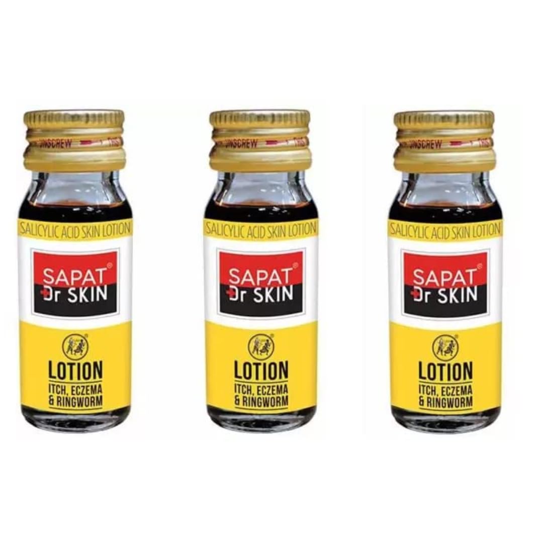 Sapat Lotion (Pack of 3 x 12ml) – Herbal Antifungal & Antibacterial Skin Solution Sellzoa