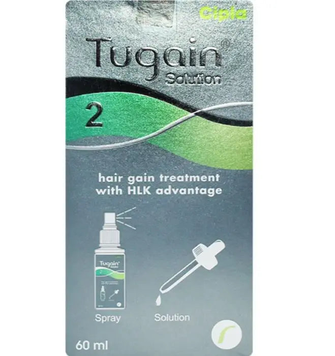 Tugain 2% Hair Fall Solution 60 ML - Sellzoa