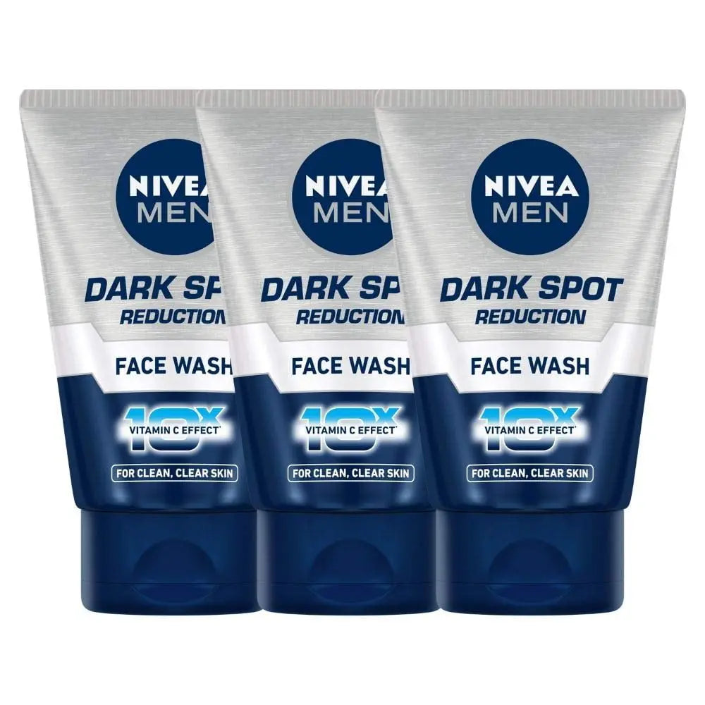 NIVEA MEN Dark Spot Reduction Face Wash 100 g (Pack of 3)