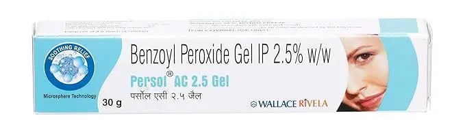 Persol AC 2.5% Gel 30gm (Pack of 2) – Effective Acne Treatment with Clindamycin Sellzoa