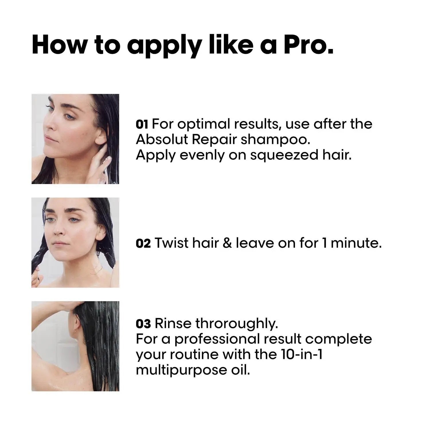 L'Oreal Professionnel Absolut Repair Shampoo 300ml & Hair Mask 250g – Intense Repair Combo for Damaged Hair Sellzoa