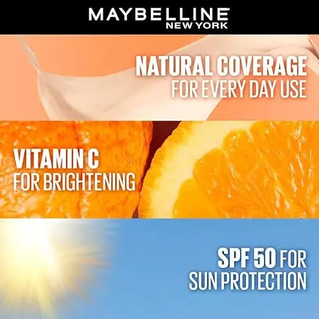 Maybelline Fit Me Fresh Tint Foundation – Shade 03, 30ml | Lightweight Skin Tint with SPF 50 & Vitamin C for Daily Natural Coverage Sellzoa