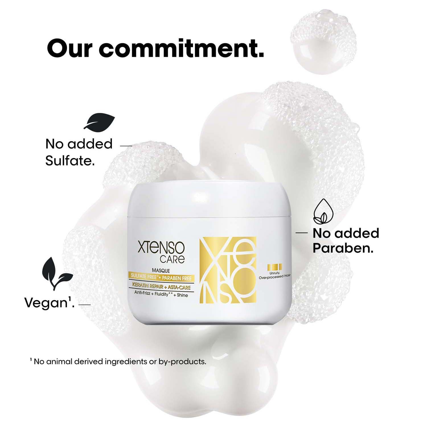 L'Oreal Professionnel Xtenso Care Sulfate-Free Golden Shampoo 250ml & Hair Masque 200ml Combo – Nourishing Hair Care for All Hair Types (Pack of 2) Sellzoa