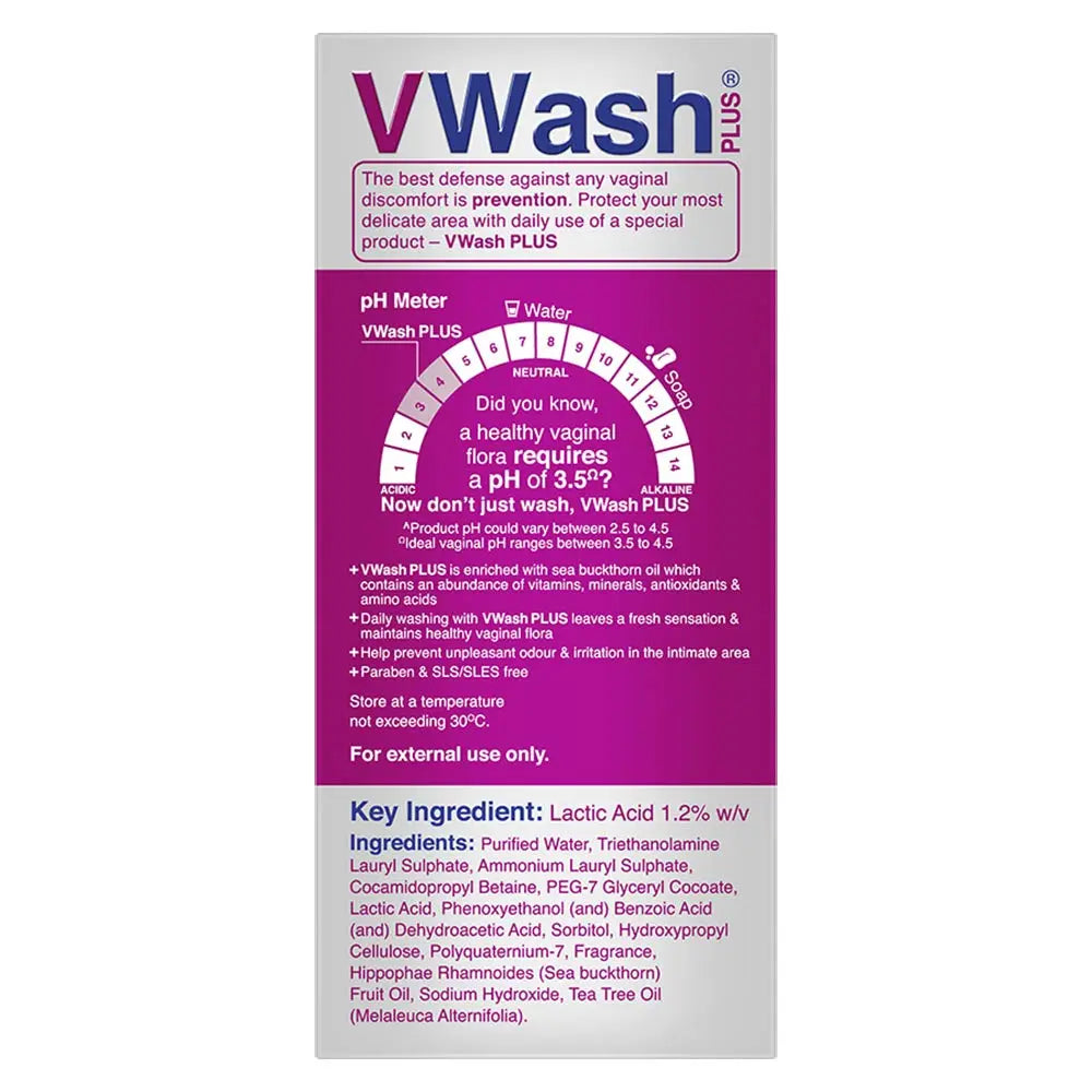 VWash Intimate Hygiene Wash for Women – 100ml (Pack of 2) | pH Balanced Daily Feminine Care Sellzoa