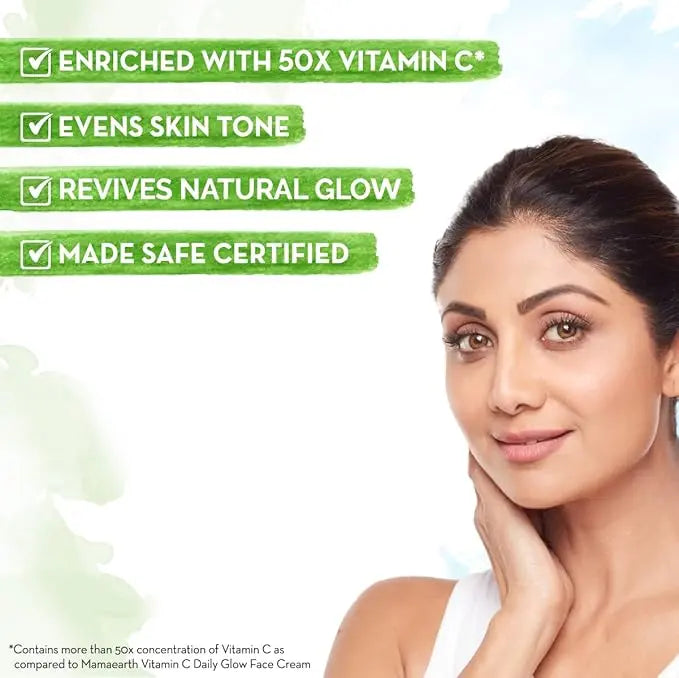 Mamaearth Vitamin C Daily Glow Face Serum | Brightens Skin, Reduces Dark Spots & Hydrates – 10ml Sellzoa