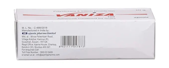 Vaniza Silicone Gel for Scar Reduction – 10g (Pack of 2) | Advanced Scar Treatment Gel Sellzoa