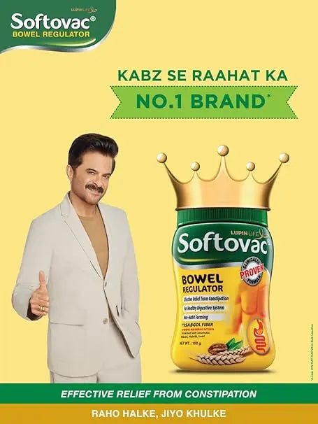 Softovac Bowel Regulator 100g | Ayurvedic Formula for Constipation Relief & Regular Bowel Movement Sellzoa