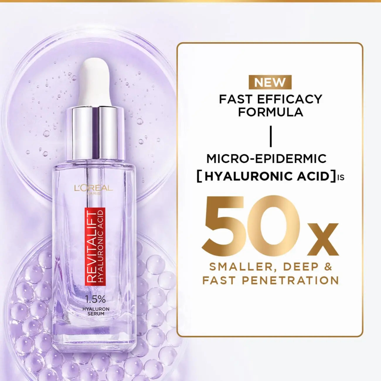 L’Oréal Paris Revitalift Filler 1.5% Hyaluronic Acid Revitalift Serum 30 ml | Plumps Fine Lines & Boosts Radiance Sellzoa
