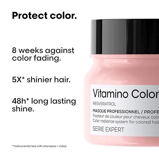 L'Oréal Professionnel Vitamino Color Hair Mask 250g | Serie Expert | With Resveratrol for Color Protection & Shine Sellzoa