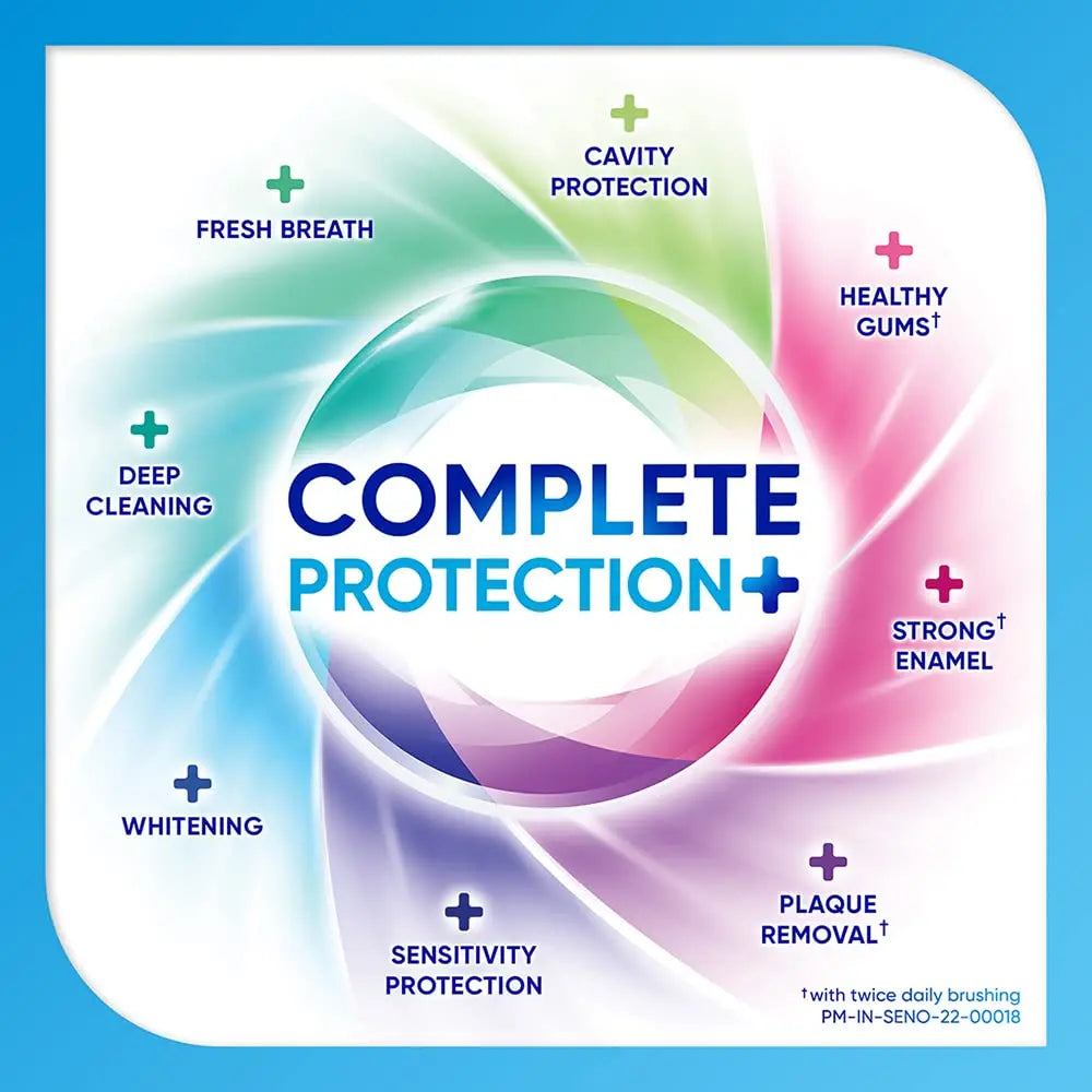 Sensodyne Complete Protection Toothpaste – 70g (Pack of 5) | Daily Oral Care for Sensitive Teeth & Gum Health Sellzoa