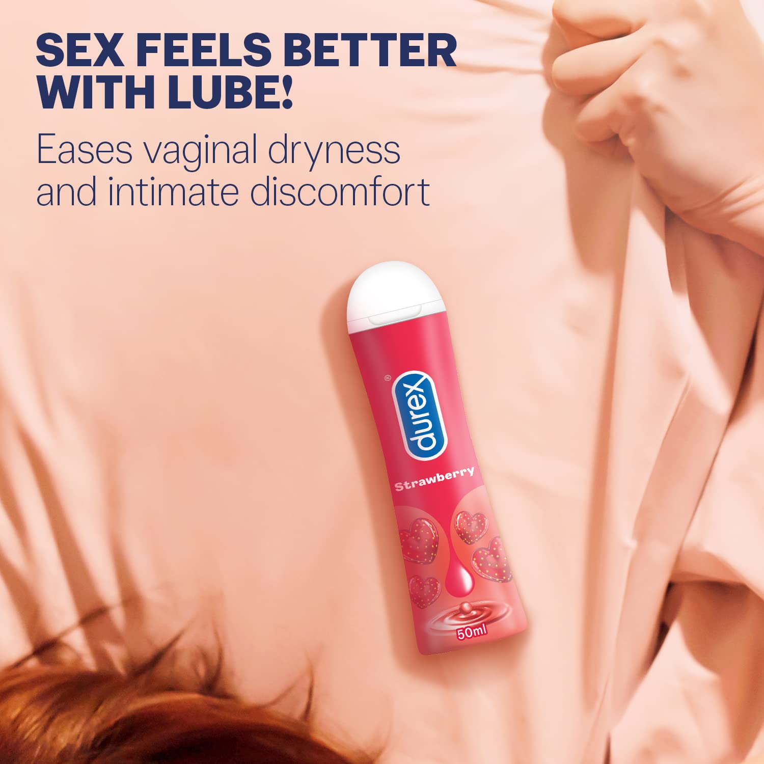 Durex Play Lubricant Gel - Saucy Strawberry 50ml (PACK OF 2)