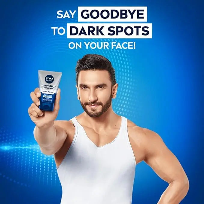 Nivea Men Advanced Whitening Face Wash 100ml (Pack of 2) | Dark Spot Reduction & Oil Control | For Fresh & Clear Skin Sellzoa
