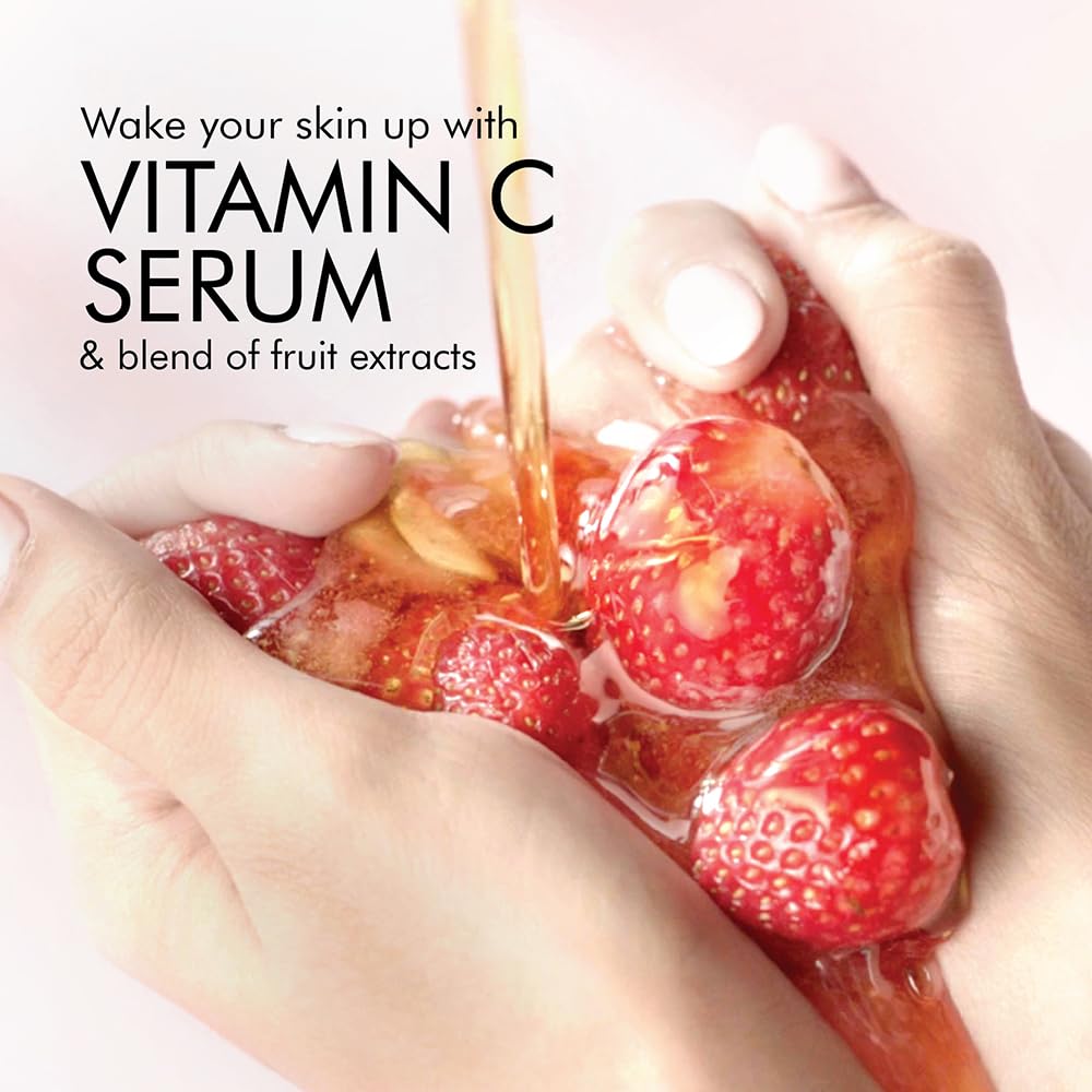 Lakme Blush & Glow Exfoliating Face Wash with Vitamin C Serum, Hydrating and Gentle Facewash with Strawberry Fruit Extracts, 150gm