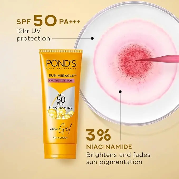 Pond's Sun Miracle SPF Cream 50g – Daily Sun Protection & Skin Repair Formula Sellzoa